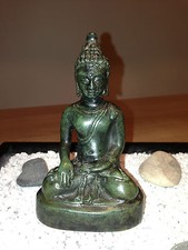BUDDHA BRONZE 11CM SKULPTUR