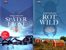 Später Frost + Rotwild ,  2 Schweden Krimi , Roman Voosen + Kerstin Danielsson