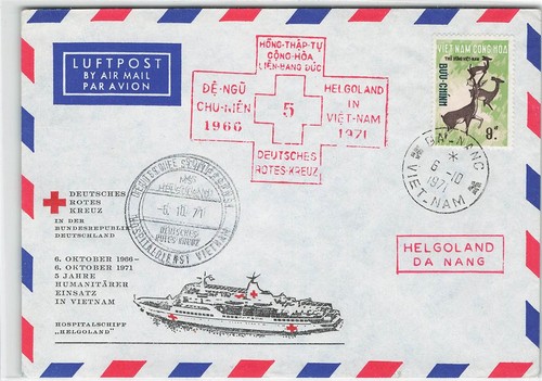 159885 rotes kreuz - kreuz, luftpost