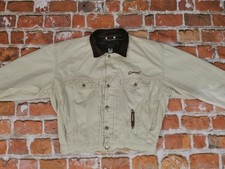 *DIESEL SCHREIBSCHRIFT JEANS VINTAGE DENVER WINTER JACKE*BEIGE*GR: M*RARITÄT