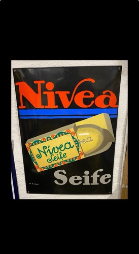 Emailschild nivea seife hans - nivea,