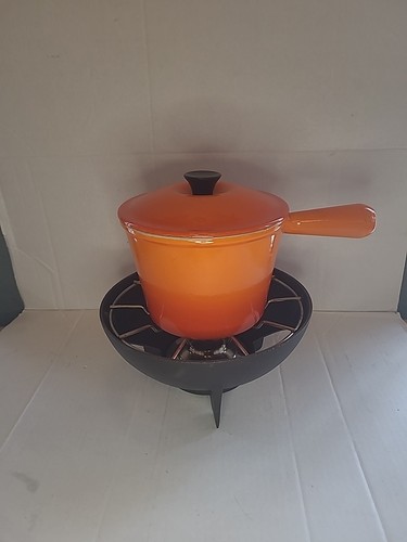 Vintage creuset flame - vintage,
