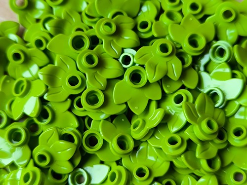 100x lego blätter - lego, pflanzen