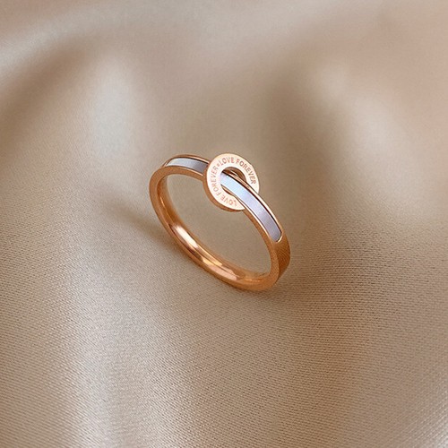 Damen ring mit perlmutt love - mit,
