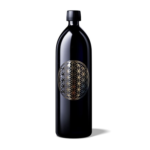Violettglasflasche liter - violettglasflasche,