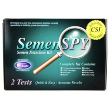 Profi Treueset Semen Spy Deluxe mit UV-Lampe Spermaspuren Nachweisen Set