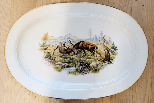 Servierplatte aus porzellan - aus,