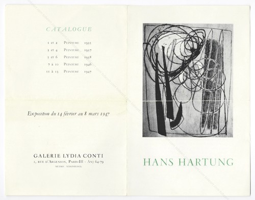 Hans hartung einladungskarte - hans, hartung.