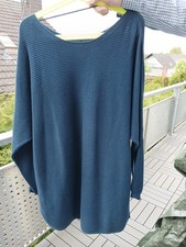 Damenlongpullover petrol