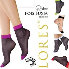 LORES Pois Gialli Calzino