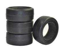 R/C SLICKREIFEN (4 STÜCK) SLICKS INKL. EINLAGEN FÜR 1:10 RC-CARS ( TAMIYA ETC.)