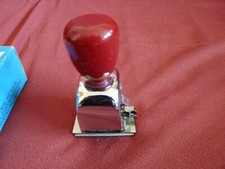 Sammler! SGS Alter Datumstempel Mit Text gebucht und Danke stabil Holz Metall