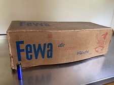 Vintage 30iger Box XXL Karton Fewa Waschpulver Storage Werbung