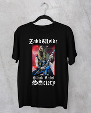 NEW Zakk Wylde Schwarz Kurzarm