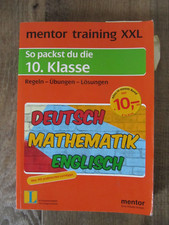 Mentor Training XXL Deutsch Mathematik Englisch 10. Klasse