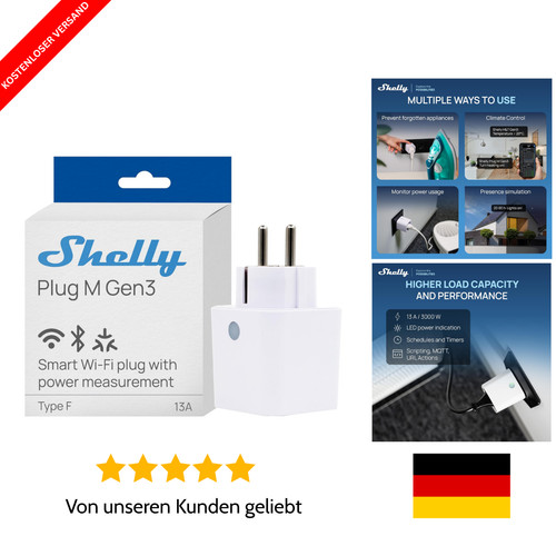 Shelly plug gen3 weiß - gen3,