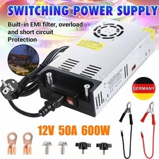 Upgrade Schaltnetzteil 50A 600W Trafo Netzteil DC 12V Netzadapter Transformator