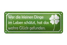 mrdeco Metall Schild 27x10cm