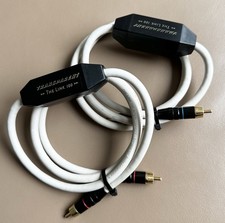 2x Transparent The Link 100  Cable Kabel Cable Cinchkabel   je 1,0 Meter Kabel