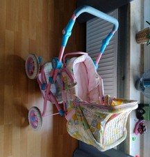 „Perfekter“ seltener Vintage-Baby Born Puppenwagen, Trage,Einheitsgröße
