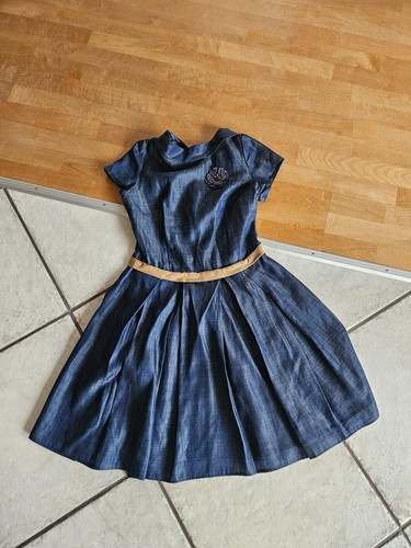 Rockabilly kleid jeans optik - rockabilly,