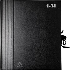 EXACOMPTA Vorordner 1-31, fr DIN A4, schwarz
