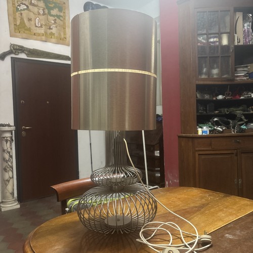 Tischlampe aus chromiertem - tischlampe,