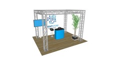 Punkt global truss traversen - 4-punkt,