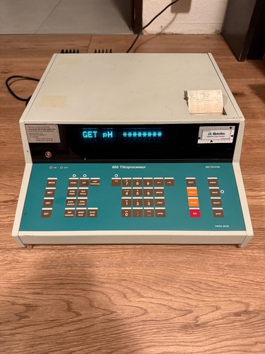 Metrohm 686 titroprocessor - metrohm,