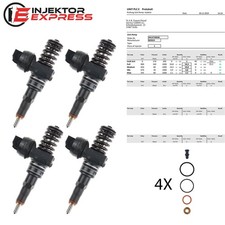 4x 0414720038 Bosch Pumpe Düse für Ford Galaxy VW Sharan 1.9 TDI 038130073AK