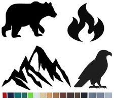 Reparaturaufkleber Nature