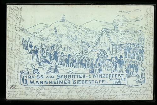 Künstler mannheim - künstler-ak,