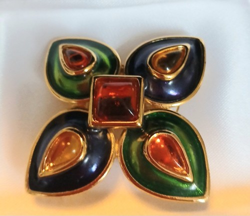Ysl brosche mit - ysl,