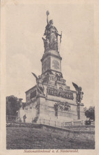 Ansichtskarte  Niederwald Nationaldenkmal 1915 Feldpost Gren. Reg. 101