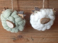 Holzhuhn Henne Hahn Dekoartion