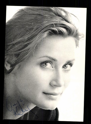 Anja kling autogrammkarte - anja,