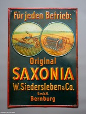 BLECHSCHILD - Original SAXONIA