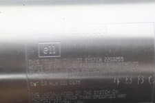 Linker Auspuff Schalldämpfer