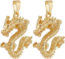 Messing Drachen Anhänger 2