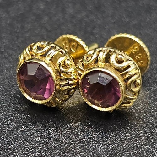 Kleine ohrstecker gelbgold - gelbgold, 8kt