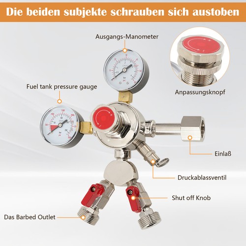 Co2 druckminderer regulator - druckminderer,