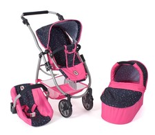 BAYER CHIC 2000 Kombi "Emotion" 2.0 Puppenwagen, pink - Wie neu