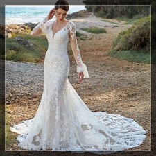 Strand Langarm Spitze