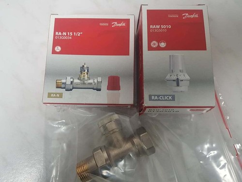 Danfoss set zoll rlv15dg - set, 1/2"