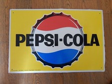Pepsi Cola Schild garantiert alt & original kein Emailschild