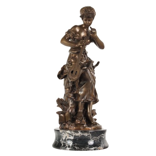 Antike skulptur bronze auguste - bronze,