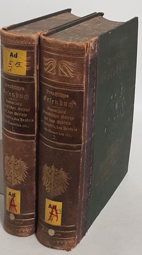 Preußisches gesetzbuch - preußisches,