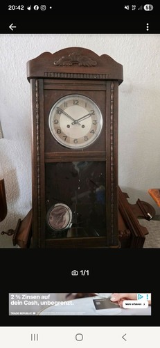 Hermle wanduhr massivholz - wanduhr,