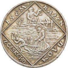 FITZ Tschechoslowakei Gedenkmedaille im 5 Dukaten-Gewicht 1928 v Spaniel °TCH124