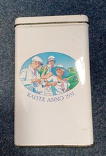 Kaffeedose BLECH von Tchibo Vintage Blechdose Kaffee Anno 1931 Retro 80er Jahre 